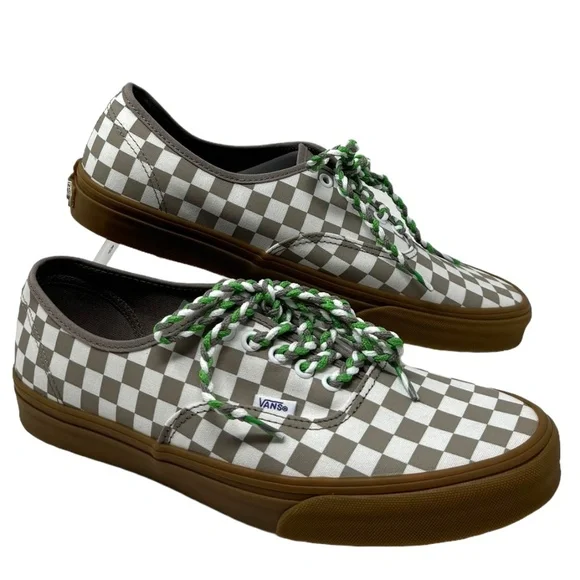 VANS Authentic Sneakers Skate Men's Low Top Moon Rock Check Canvas VN0009PVCH8